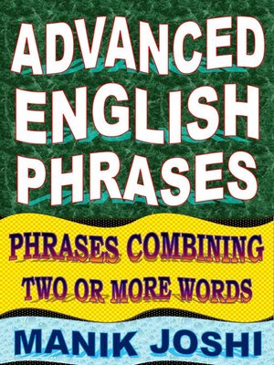 cover image of Advanced English Phrases
